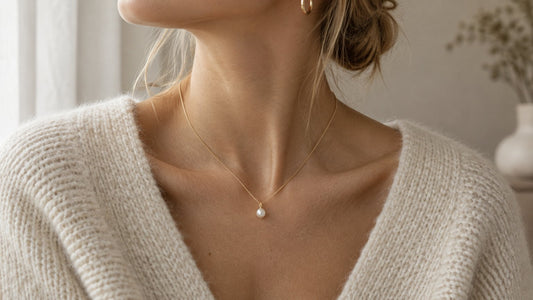 Perle Halskæde – Lyselle
